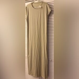 Maternity/Maxi Dress Beige Dress